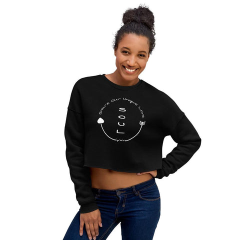 Crop Sweatshirt - Soul Share Our Unique Love